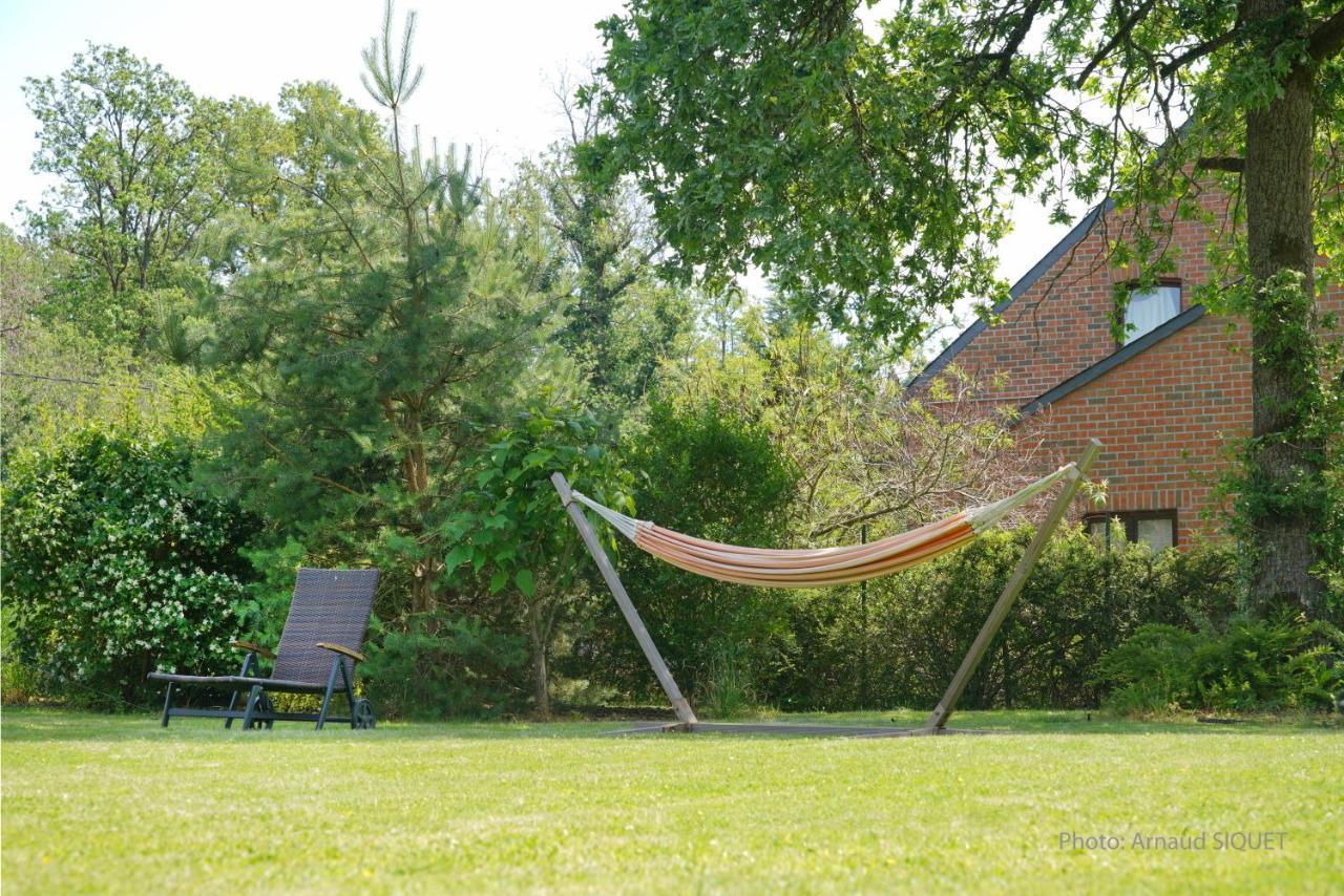 Le Jardin Des Biches Bed & Breakfast Somme-Leuze ภายนอก รูปภาพ
